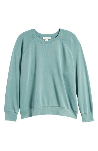 Treasure & Bond Shrunken Crewneck Sweatshirt In Green Seaglass