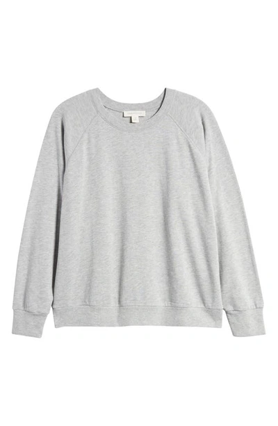 Treasure & Bond Shrunken Crewneck Sweatshirt In Grey Heather