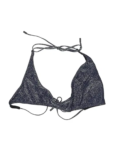 Pre-owned Triangl Swimsuit Top Gold Stars Pattern Swimwear