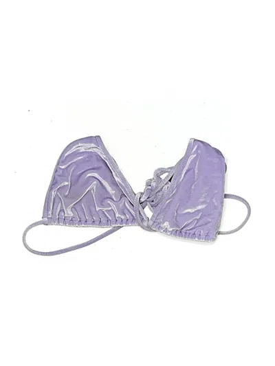 Pre-owned Triangl Swimsuit Top Purple Swimwear