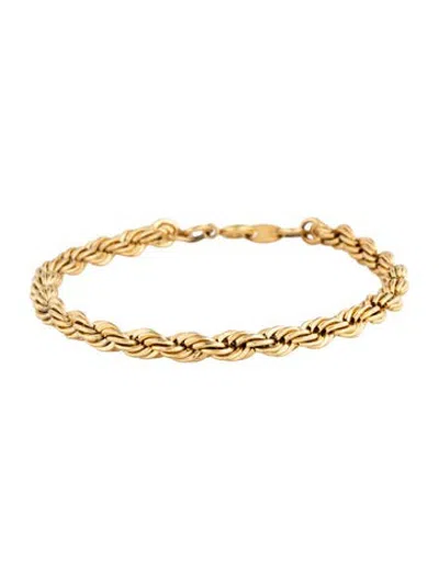 Pre-owned Trifari Link Bracelet, 6.75" In Multicolor