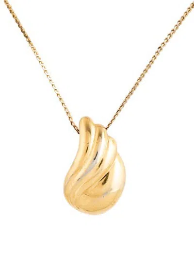 Pre-owned Trifari Vintage Pendant Necklace, 24" In Multicolor