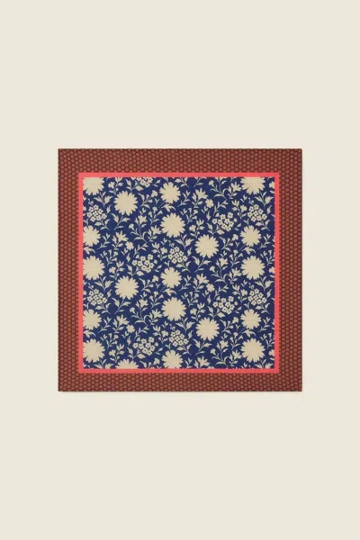 Trovata Charlotte Scarf In Shadowfield In Blue