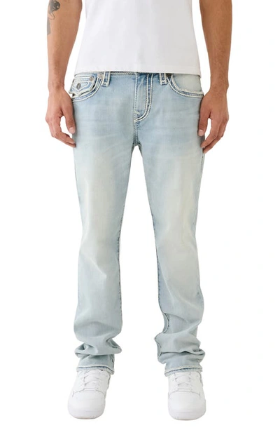True Religion Brand Jeans Ricky Rope Straight Leg Jeans In Kolari Light