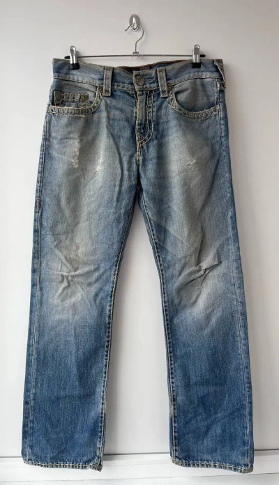Pre-owned True Religion X Vintage True Religion Jeans Y2k In Blue