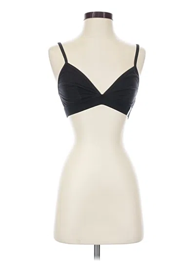 Pre-owned True Tank Top Black Strapless Neckline Tops