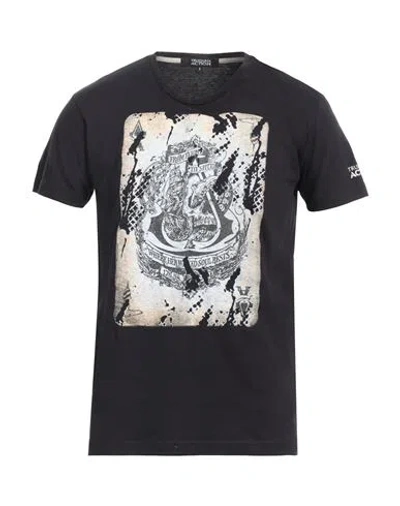 Trussardi Action Man T-shirt Black Size Xxl Cotton, Polyamide