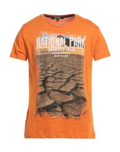 Trussardi Action Man T-shirt Orange Size Xxl Cotton