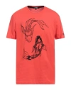Trussardi Action Man T-shirt Tomato Red Size Xl Cotton