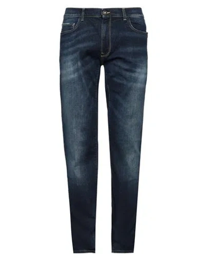 Trussardi Jeans Man Jeans Blue Size 32 Cotton, Elastane