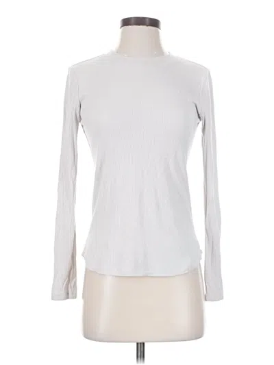 Pre-owned Truth By Republic Long Sleeve T-shirt In Silver