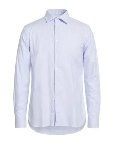 Truzzi Man Shirt Sky Blue Size 16 Cotton