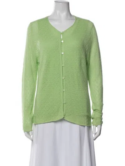 Pre-owned Tse Cashmere Patterned Set In Green