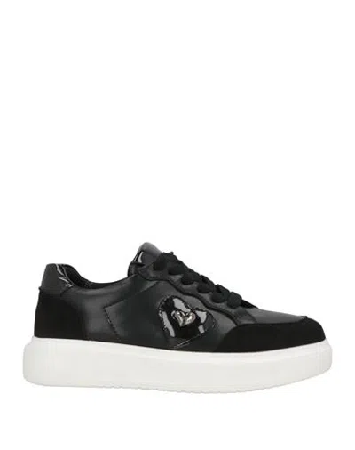 Tua By Braccialini Woman Sneakers Black Size 7 Textile Fibers