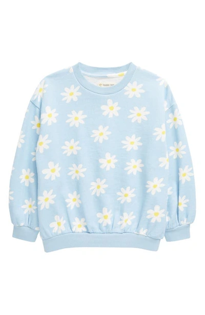 Tucker + Tate Kids' Print Fleece Sweatshirt In Blue Falls Donna Daisy