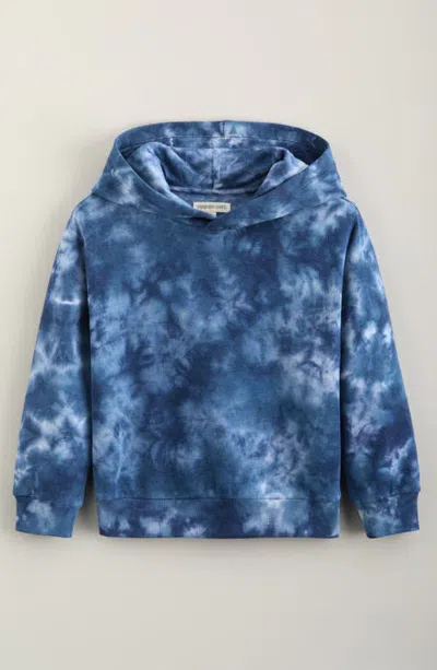 Tucker + Tate Kids' Tie Dye Hoodie In Blue