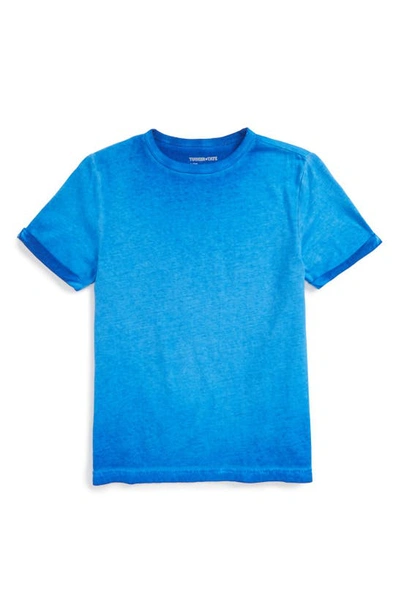 Tucker + Tate Kids' 'pigment Spray' Crewneck T-shirt In Blue Mazarine