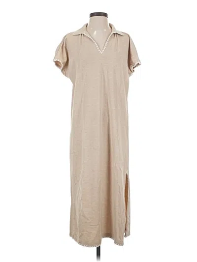Pre-owned Tuckernuck Casual Dress In Tan