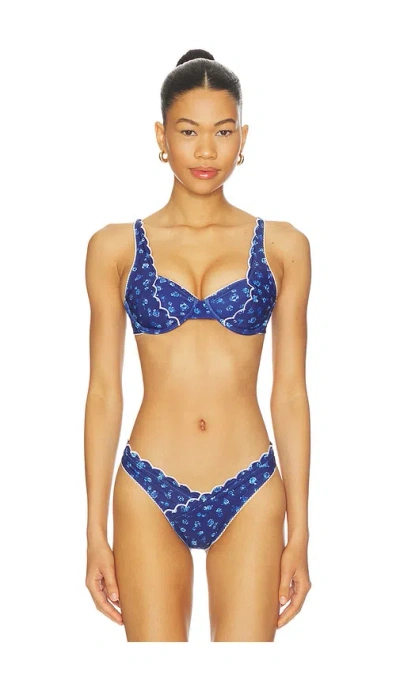 Tularosa Clover Top In Blue Bloom