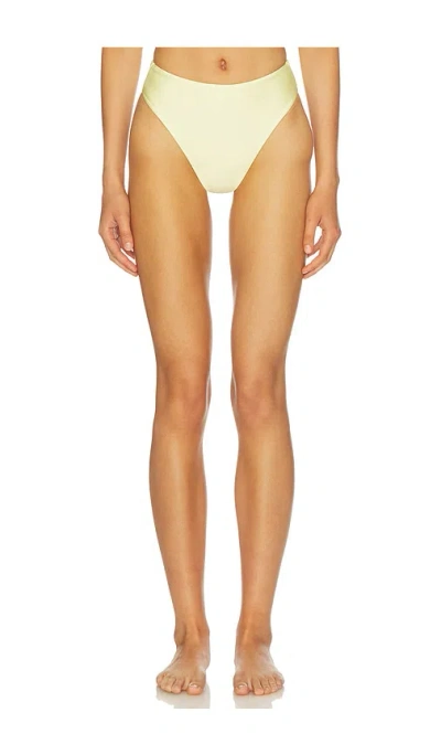 Tularosa Emeline High Waist Bottom In Butter Yellow
