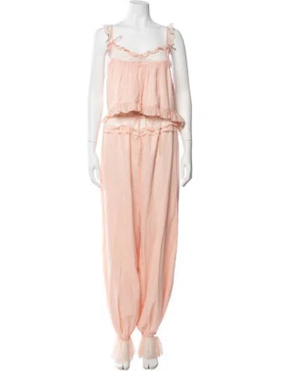Pre-owned Tularosa Pant Set In Pink