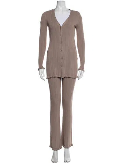 Pre-owned Tularosa Pantsuit In Neutrals