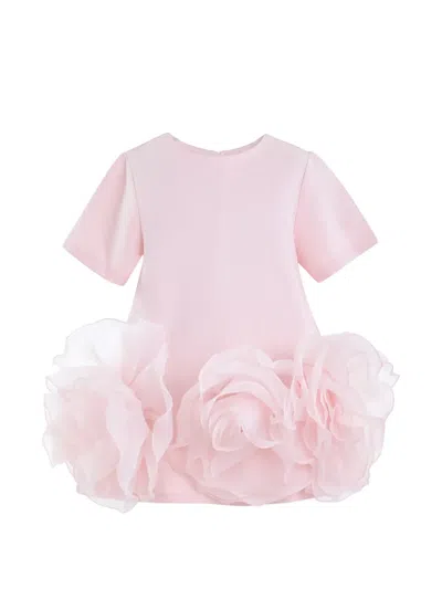 Tulleen Kids' Verina Ruffled-hem A-line Dress In Pink