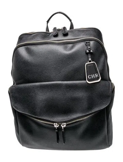 Pre-owned Tumi Leather Backpack In Black