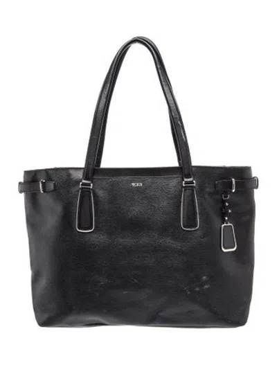 Pre-owned Tumi Leather Tote In Black