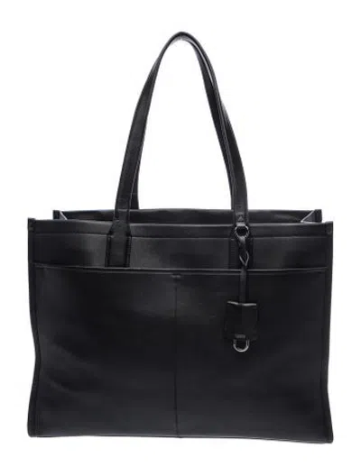 Pre-owned Tumi Leather Tote In Black