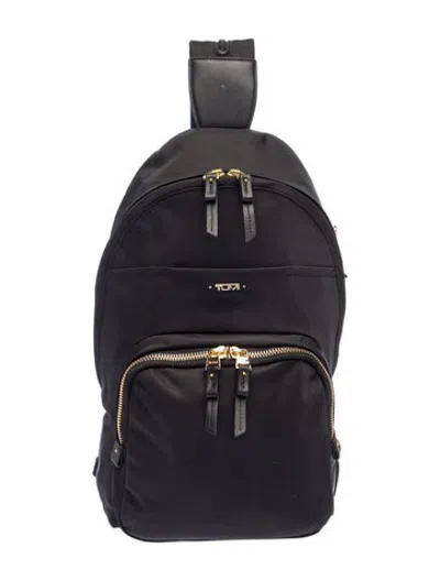 Pre-owned Tumi Nylon Backpack In Black