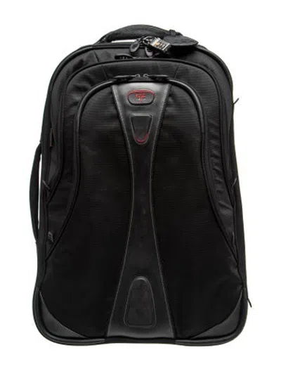 Pre-owned Tumi Nylon Backpack In Black