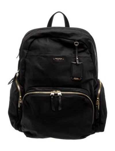 Pre-owned Tumi Nylon Backpack In Black