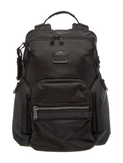 Pre-owned Tumi Nylon Backpack In Black