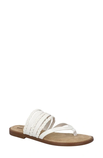 Tuscany By Easy Street® Anji Flip Flop In White