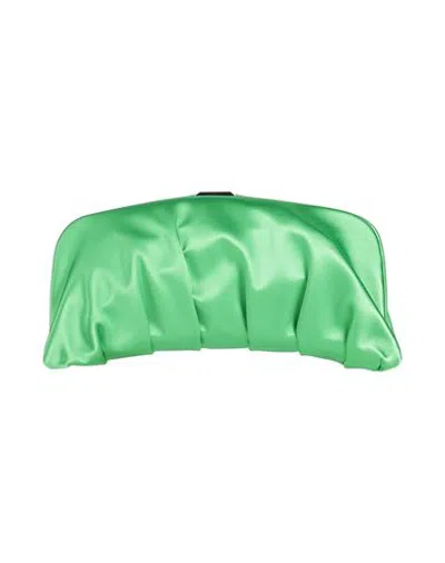 Twenty Four Haitch Woman Clutch Green Size - Textile Fibers