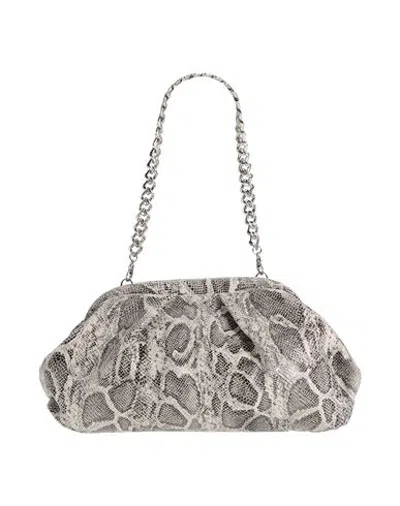 Twenty Four Haitch Woman Handbag Beige Size - Textile Fibers