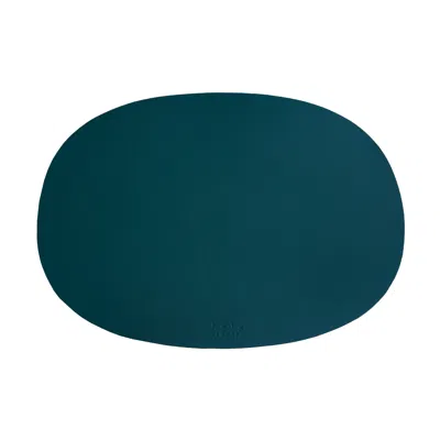 Twig New York Deco Placemats, Set Of Two - Green In Blue