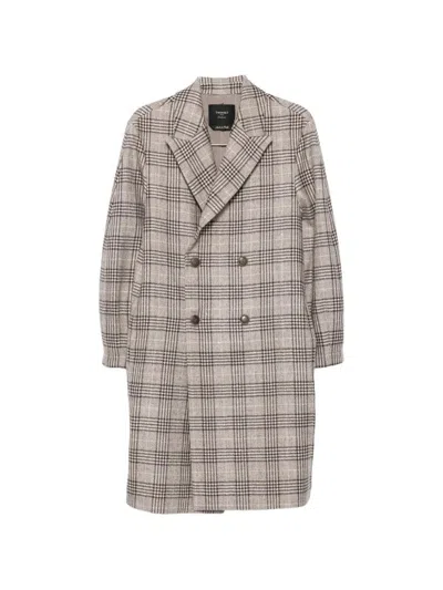 Twinset Twin-set Sequined Wool Coat In Gray