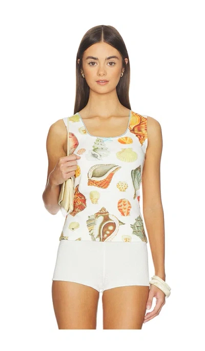 Tyler Mcgillivary Collector Square Tank Top In Shell