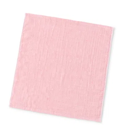 Uchino Marshmallow Gauze Facecloth In Pink