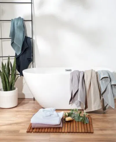 Uchino Waffle Twist 100 Cotton Bath Towels In Multi