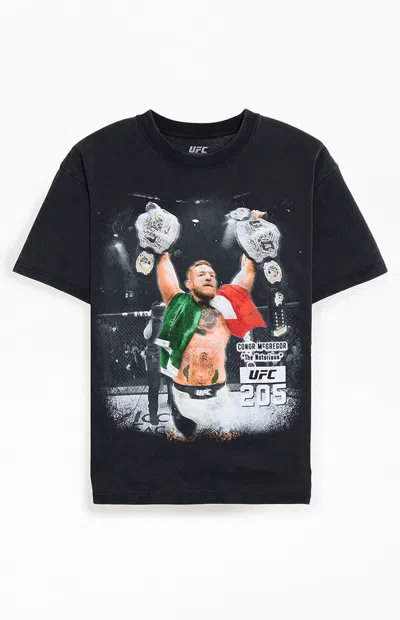 Ufc Men's Conor Mcgregor Fight Oversized T-shirt In Washed Black