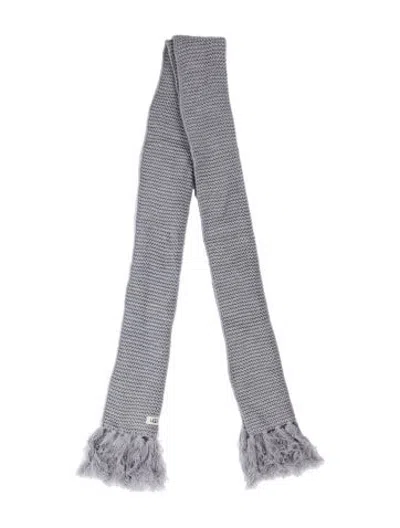 Pre-owned Ugg Acrylic Scarf In Grey