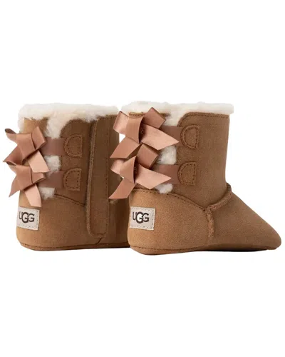 Ugg Kids' Baby Bailey Bow Suede Boot In Brown