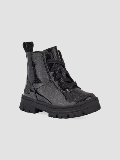 Ugg Baby's, Little Girl's & Girl's Ashton Glitter Boots In Glitter Black
