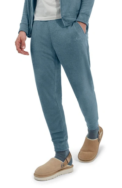 Ugg Brantley Brushed Terry Pajama Joggers In Steel Blue
