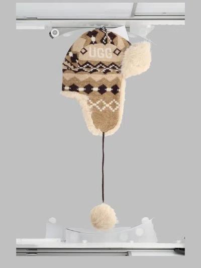 Ugg Braylee Faux-earflap Hat In Wool-blend Knit In Multi