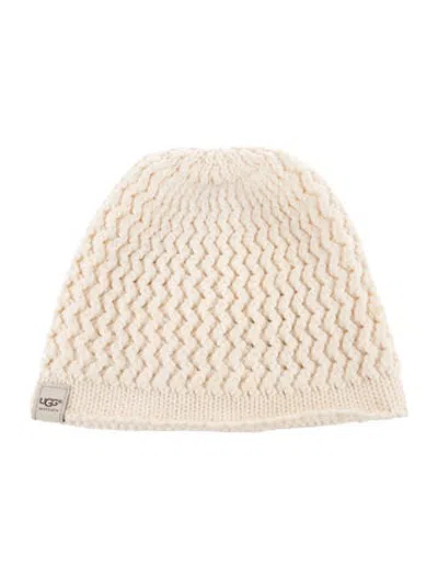 Pre-owned Ugg Crochet Hat In Neutrals