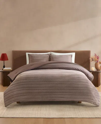 Ugg Eros 3-piece Comforter Set, Full/queen In Burnt Cedar